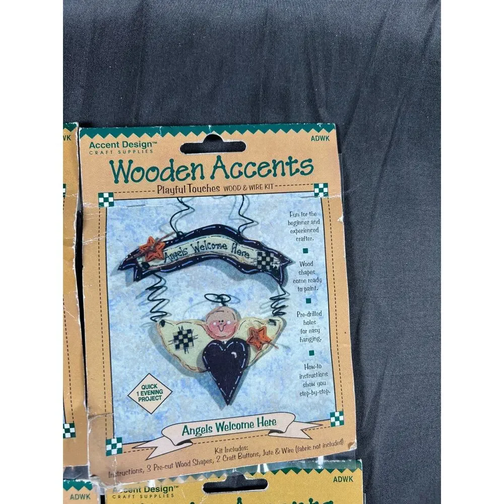 Vintage Christmas Wooden Accents Craft Kits wood & wire kit custom paint